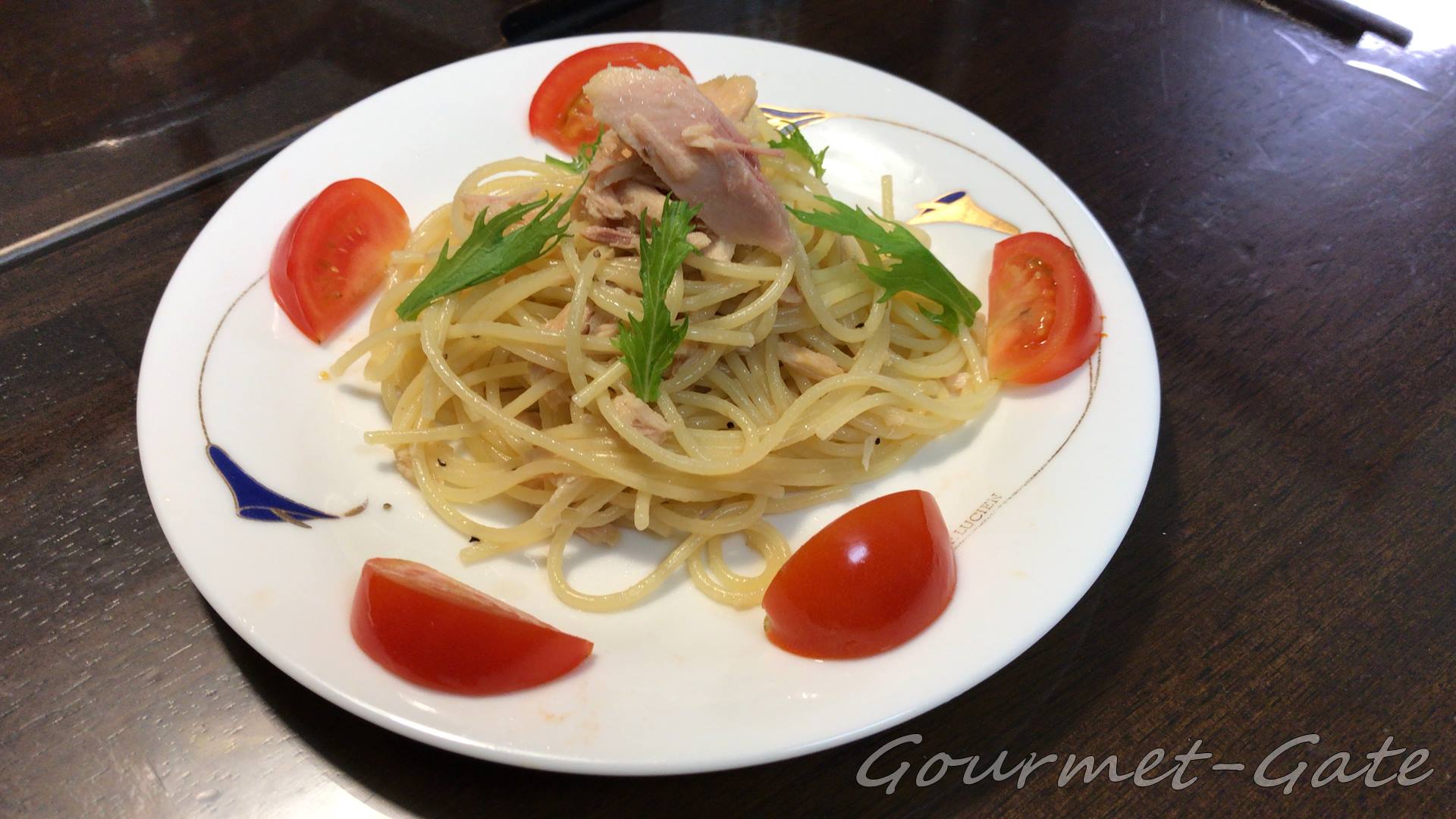 オーシャンプリンセスホワイトツナで作ったツナパスタ