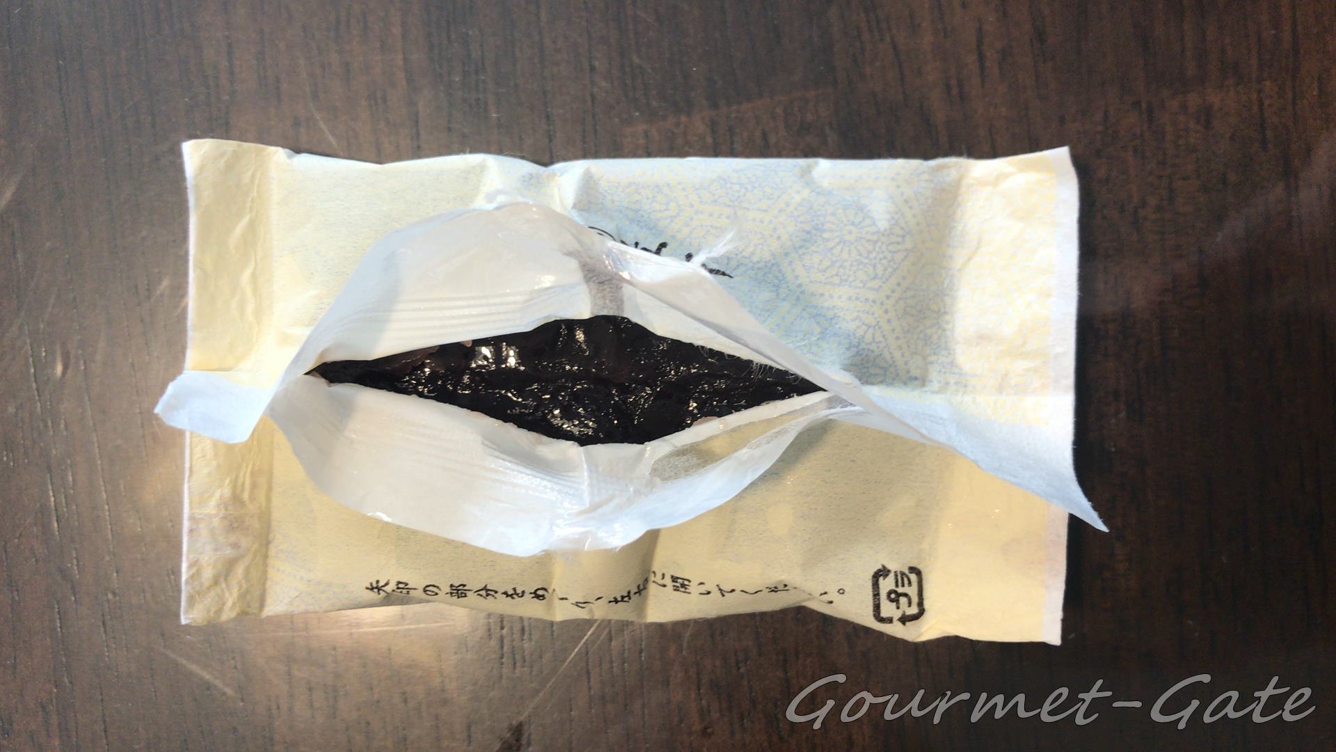 キレイに餡の袋を剥がすことが出来る