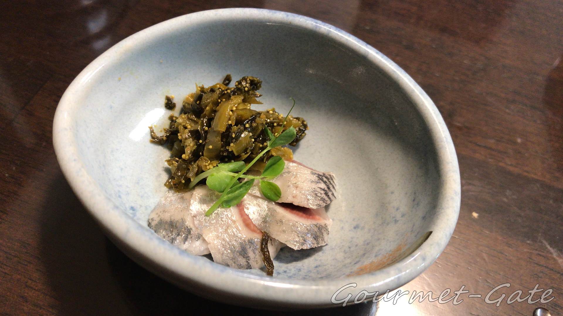 イワシと意外と合う高菜漬け