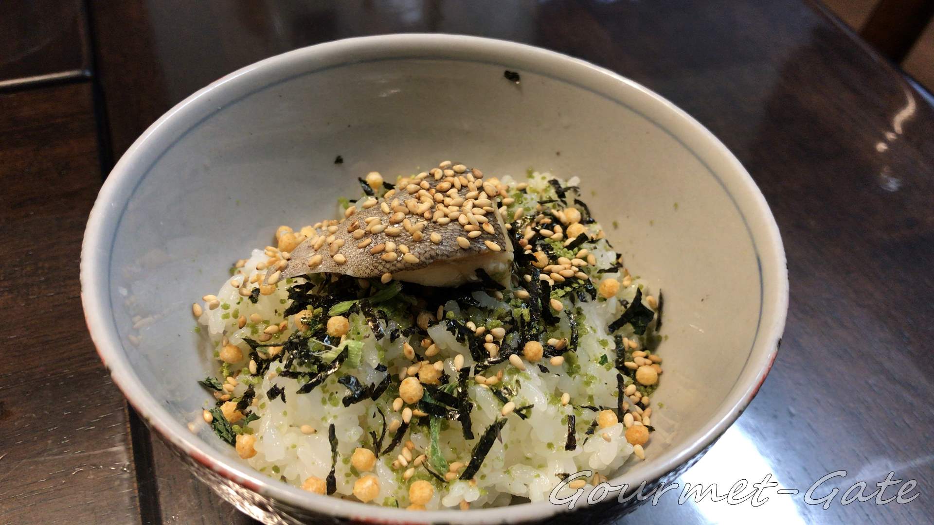 OCEAN&TERREのだし茶漬けの下準備
