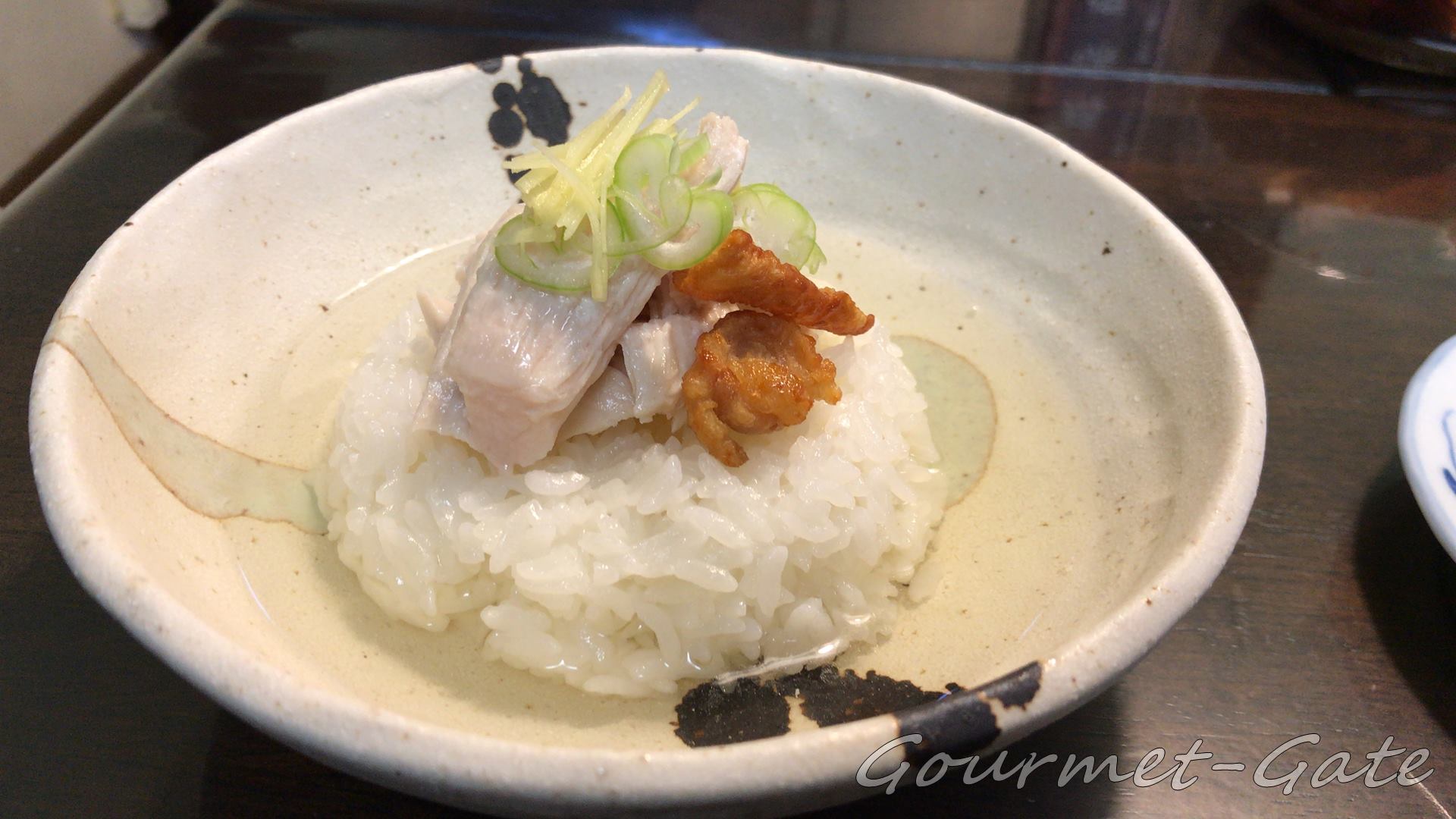 鶏飯を作成