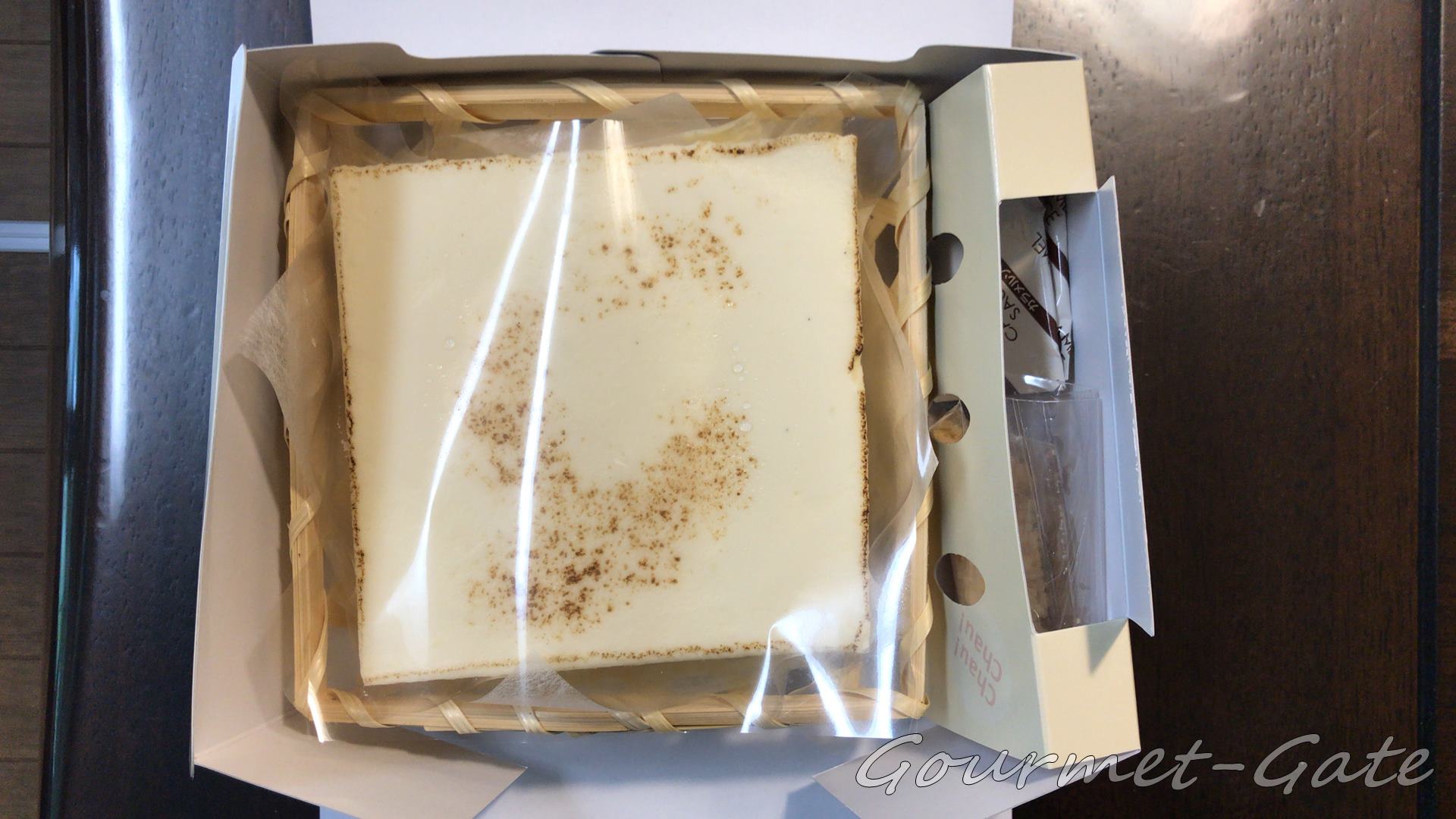 完璧に豆腐なケーキ