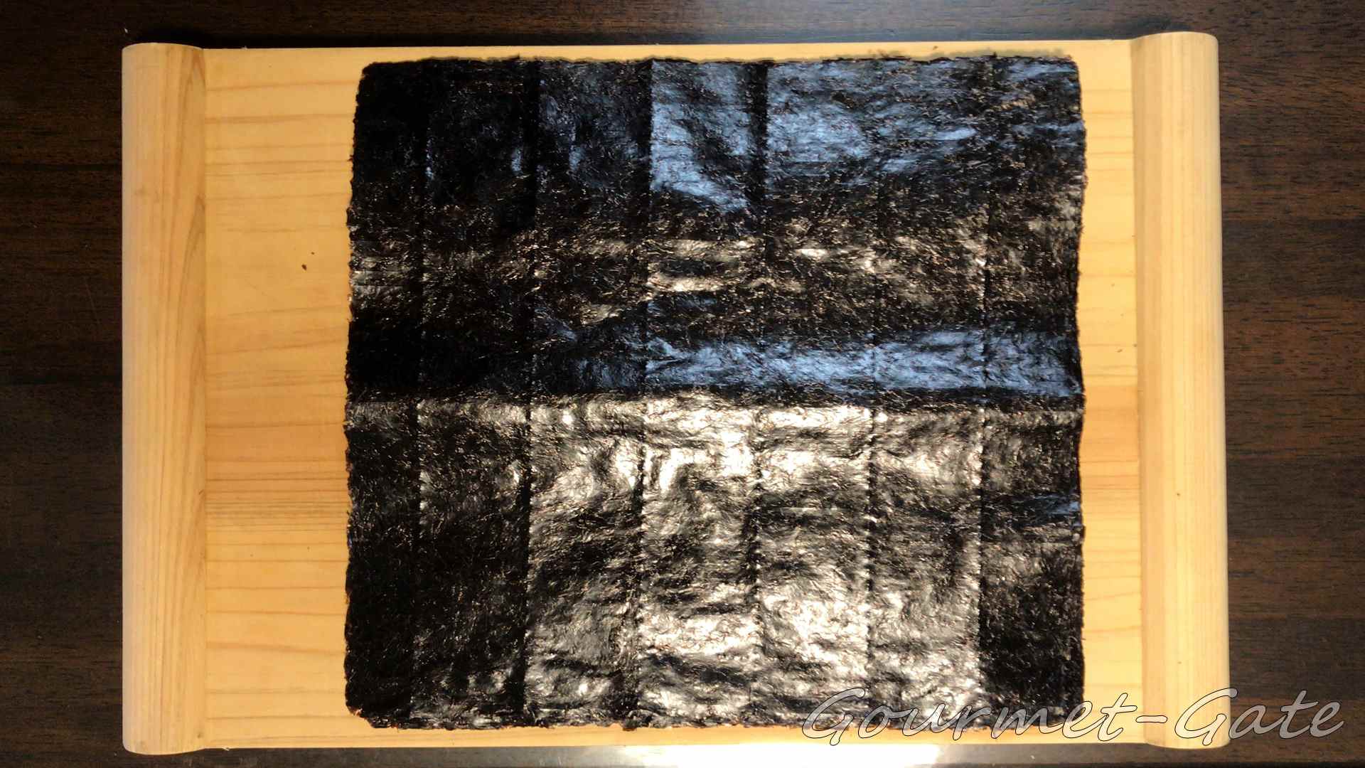 初摘み海苔の表面