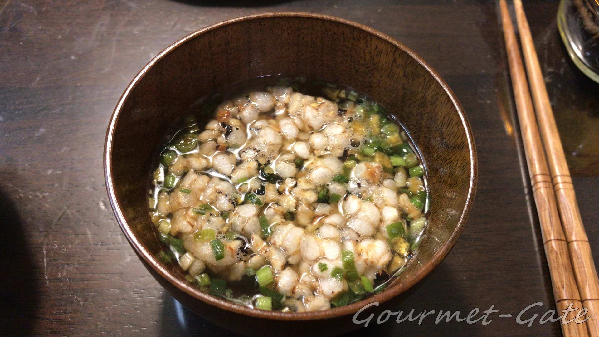 体にやさしい五穀スープが完成
