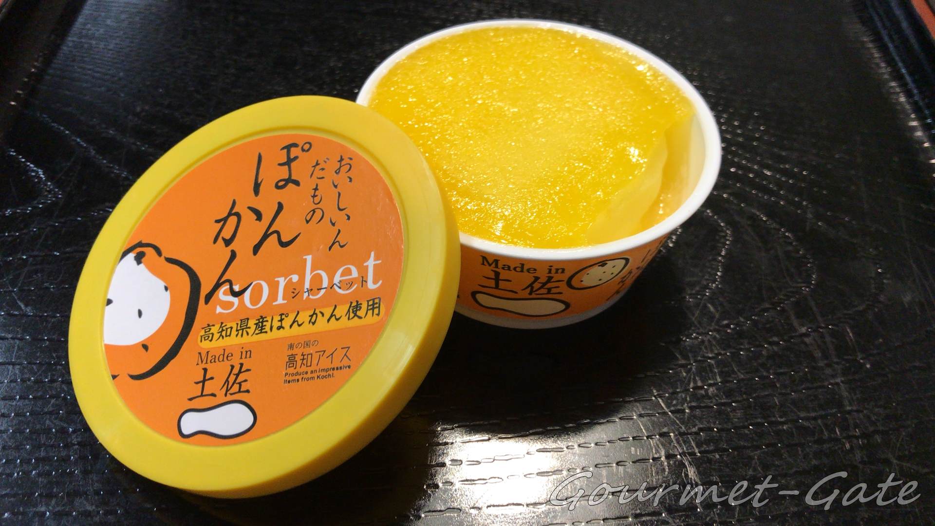 高知アイスのぽんかん、中身