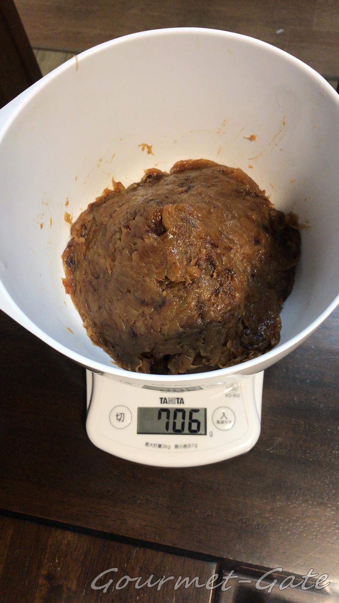 本当の飴色玉ねぎはこれぐらいになる