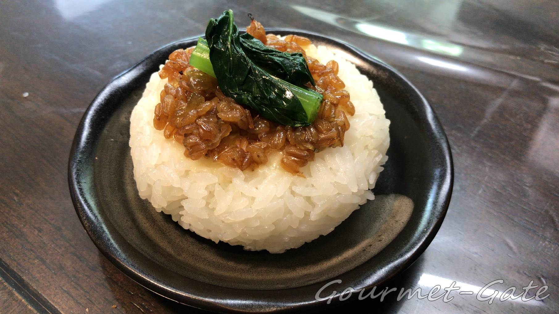 かわばたみそのおかずみそを焼きおにぎりに