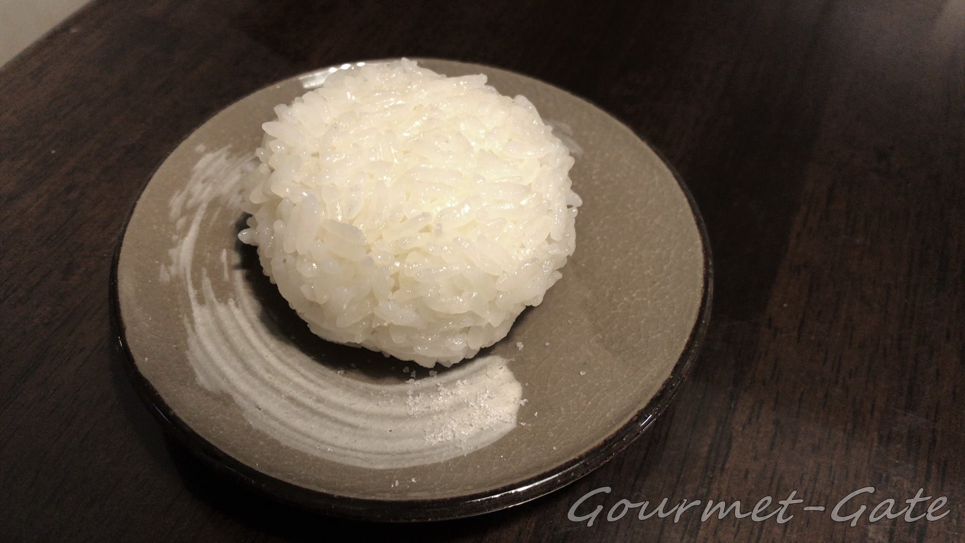 塩二郎で作った握りめし