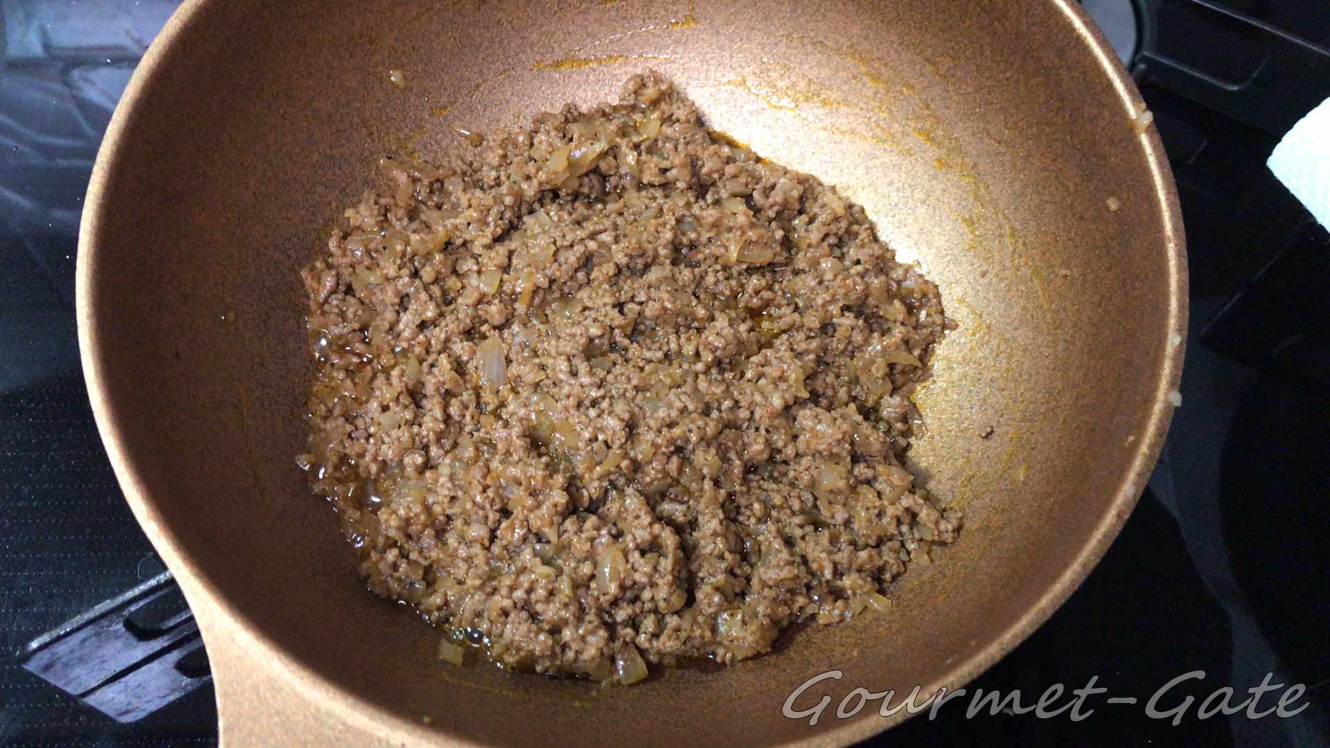 よく混ぜた挽肉