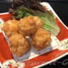 エビ団子の石垣揚げ、麺包蝦珠、盛り付け、完成品