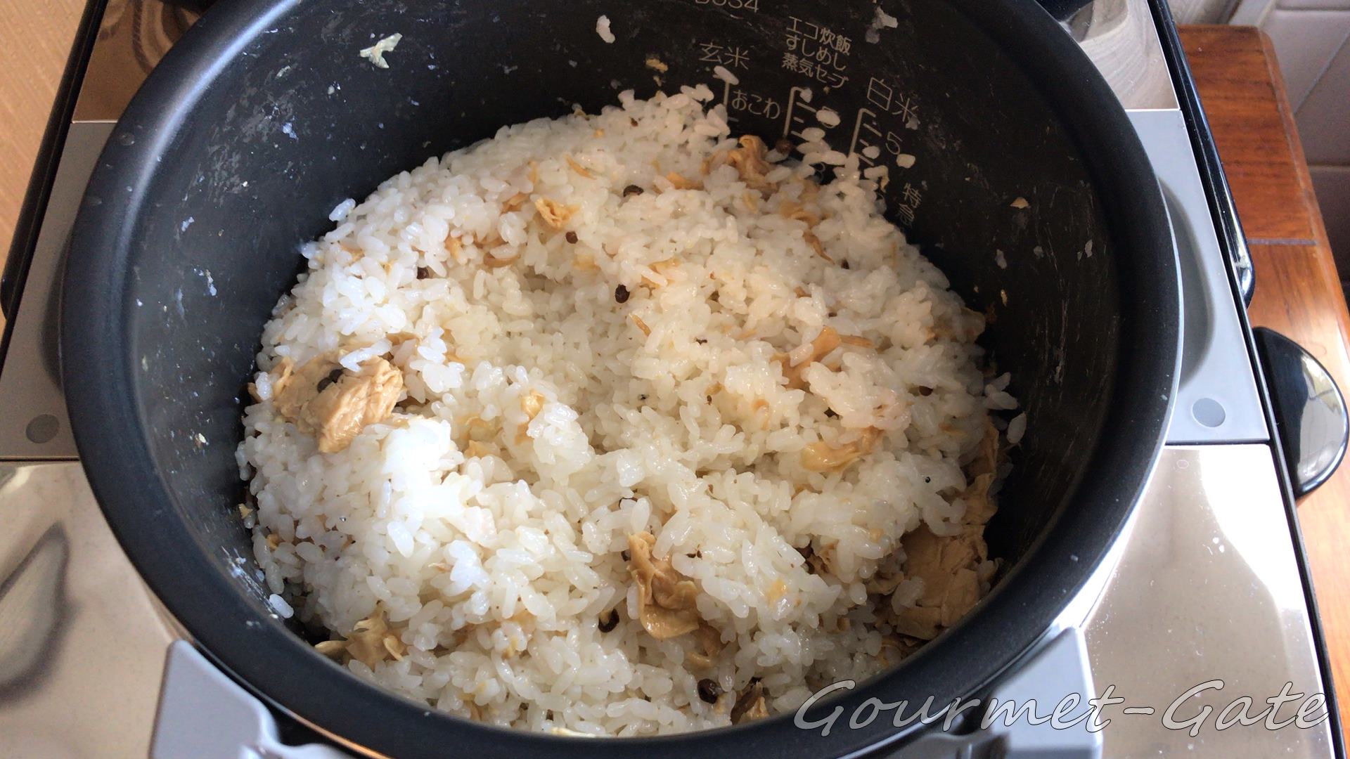 温かい米に加えるだけ、ちりめんゆばごはん、野村佃煮