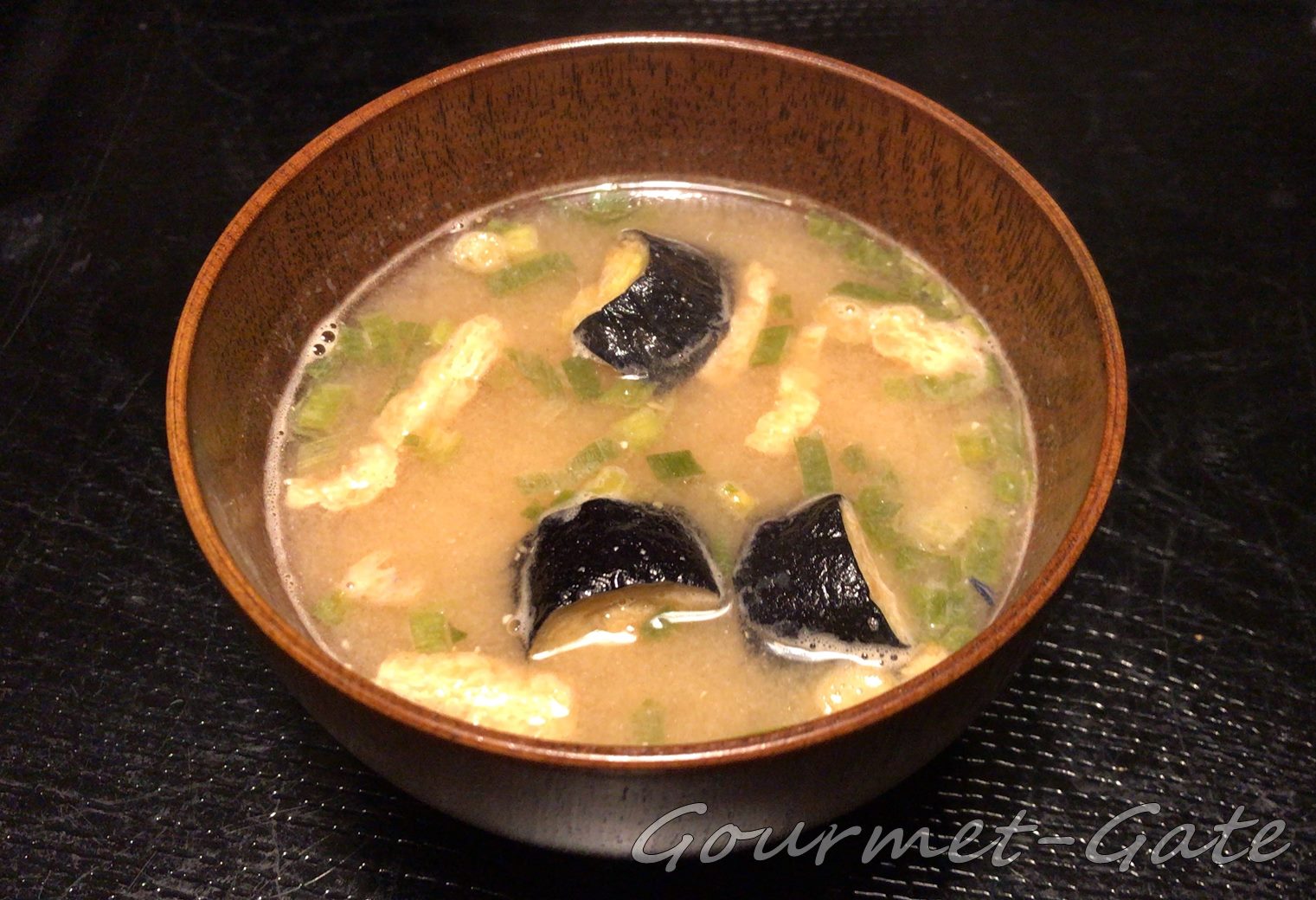 京懐石、ナスの味噌汁