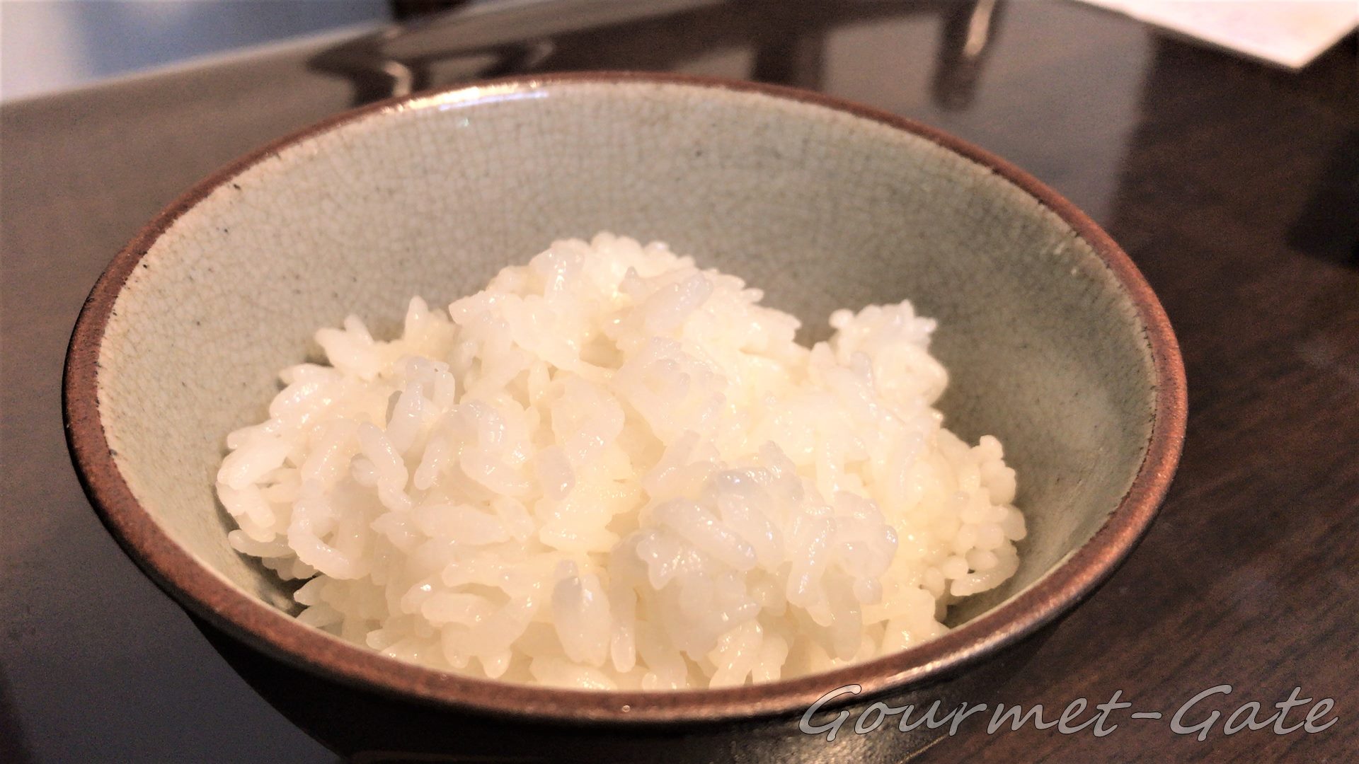 圧力鍋で炊いた米