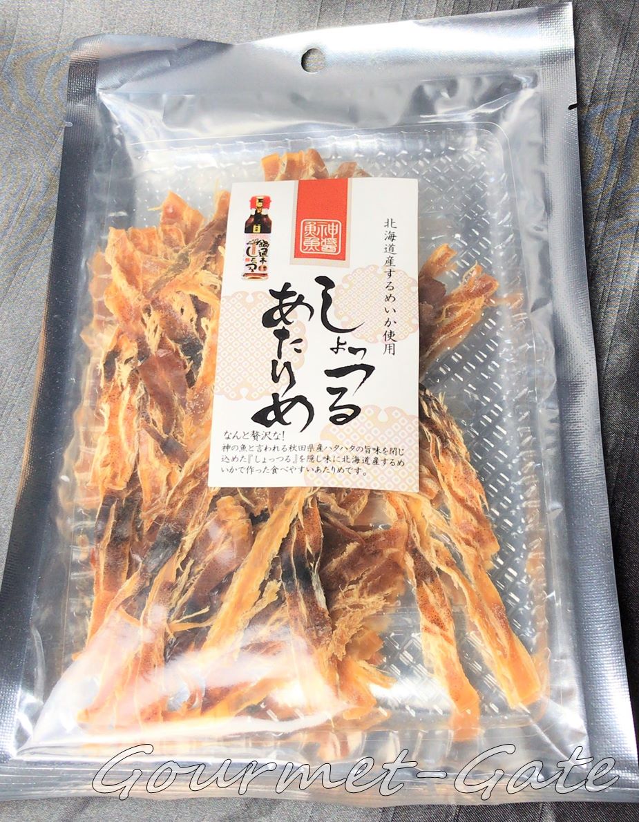しょっつるあたりめ、酒飲み、肴、しょっぱい、パッケージ