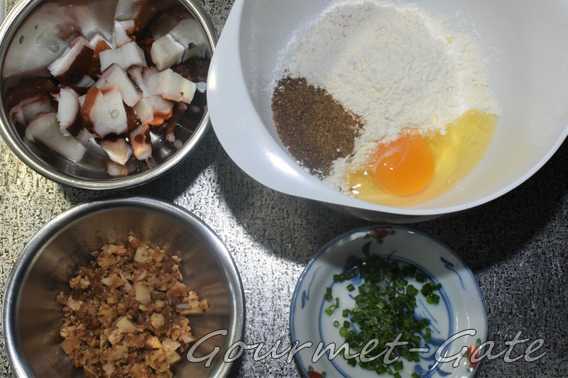 出汁パックを使ったたこ焼きをつくるよ！