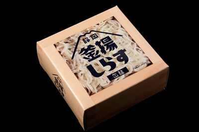 釜揚げしらす、缶詰、山梨罐詰、缶詰、窓