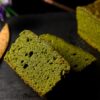 抹茶パウンドケーキ、窓