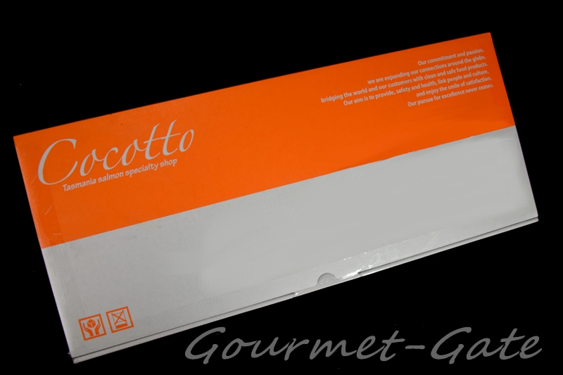 cocotto、ココット、タスマニアサーモン、化粧箱
