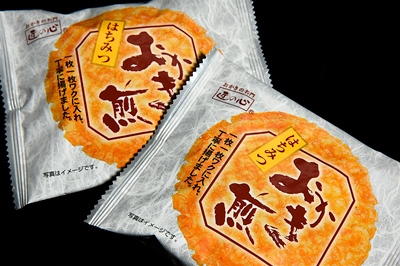はちみつおかき煎、窓