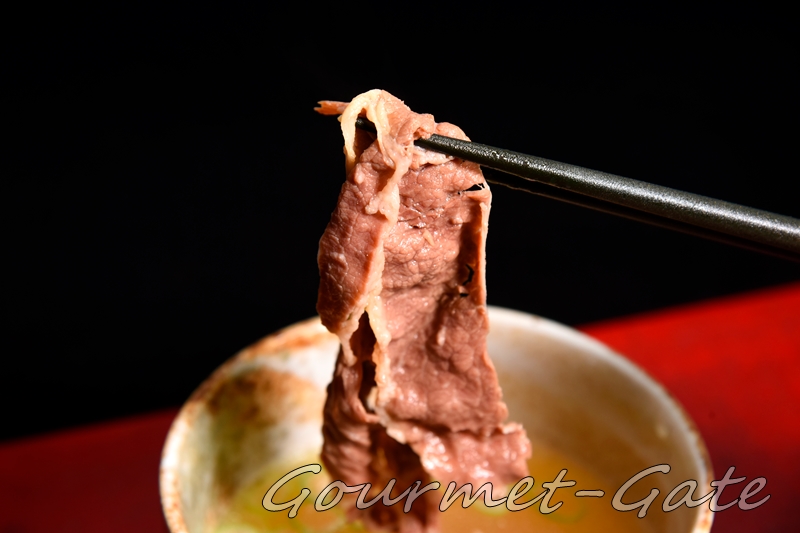肉すいに使われている国産牛バラ肉