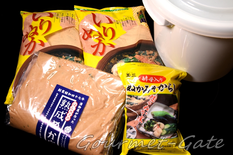 長期保存可能なぬか床の材料一覧